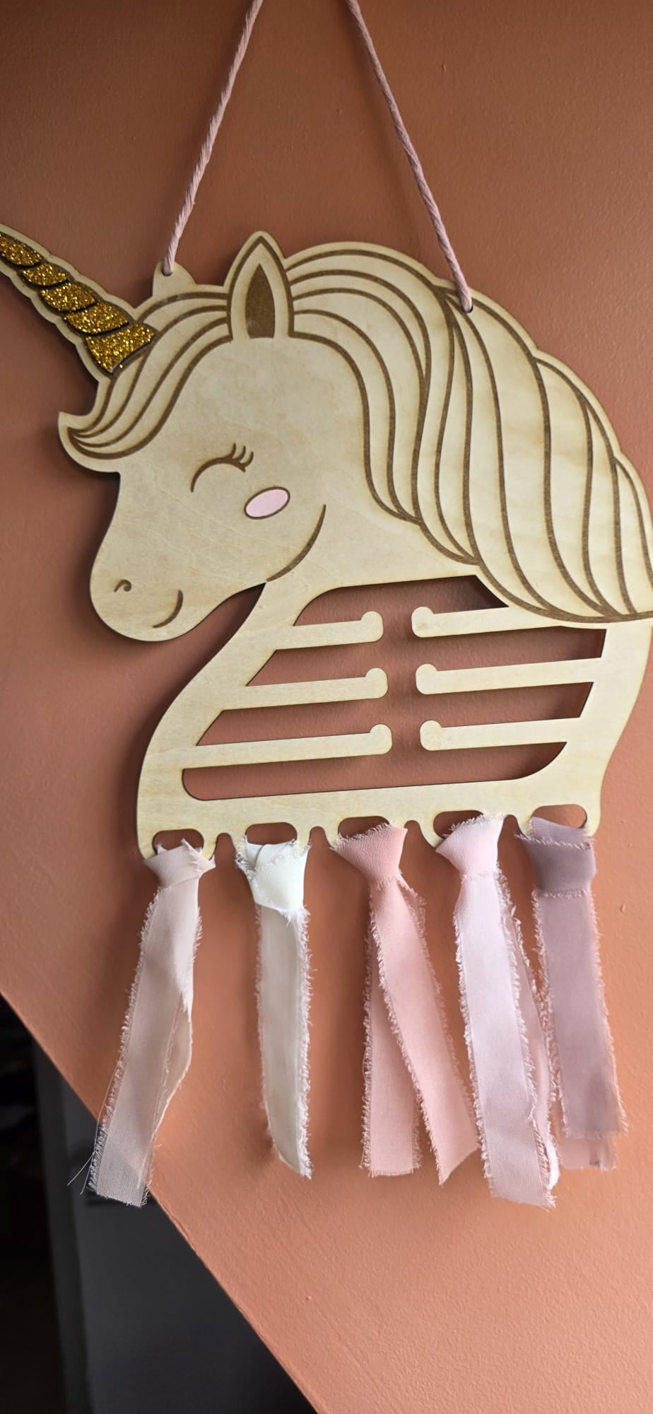 Porte-barrettes en bois pour fille – Licorne, Baleine, Lama