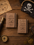 Carnet Multifonction Personnalisé – Cadeau Maîtresse & Maître | Le Pirate en Bois