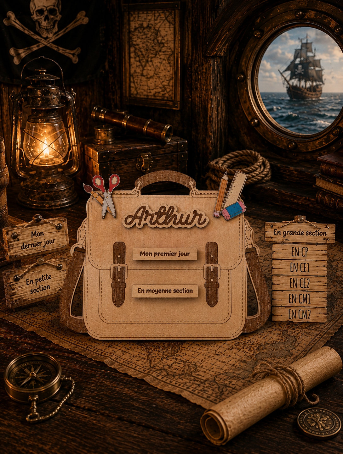 Cartable pour photo de rentrée