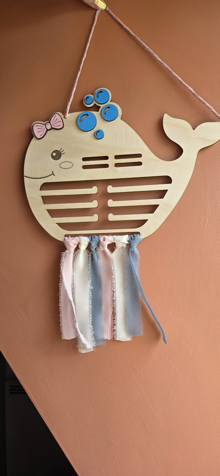 Porte-barrettes en bois pour fille – Licorne, Baleine, Lama